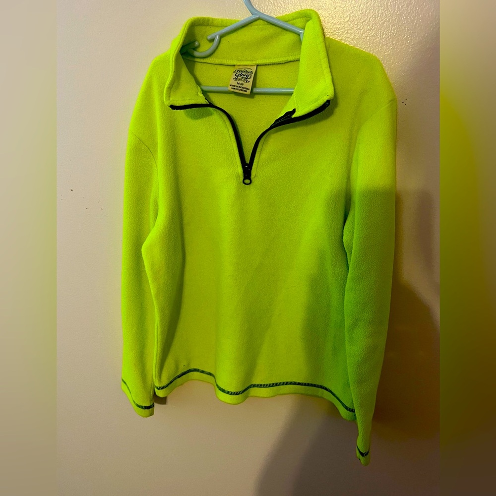 Faded glory Neon quarter zip children’s pullover. Size 8.